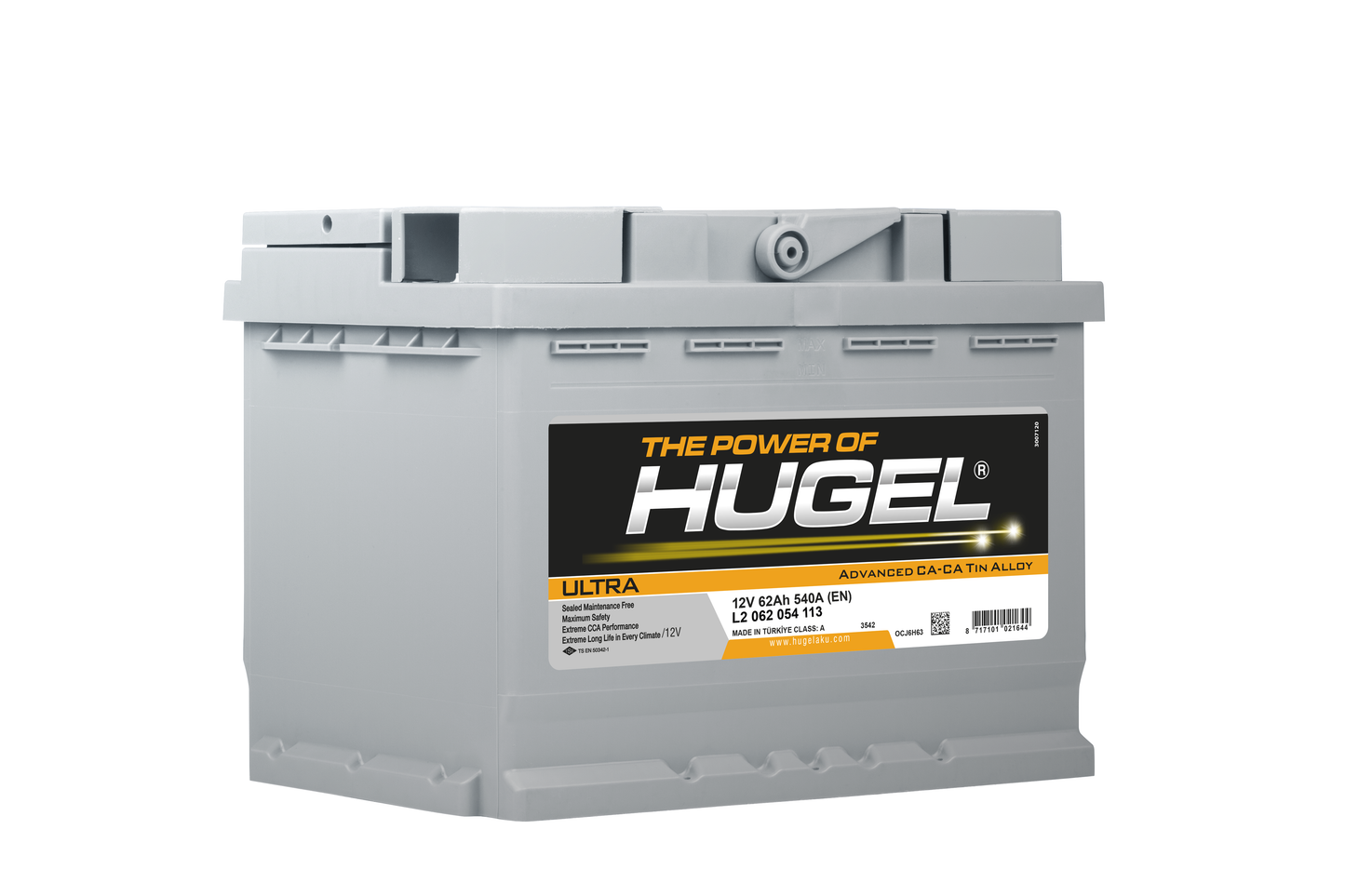 بطارية Hugel Ultra - L2 062 054 113 - 62A