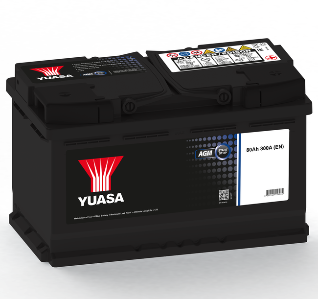 YUASA - DIN80L - AGM