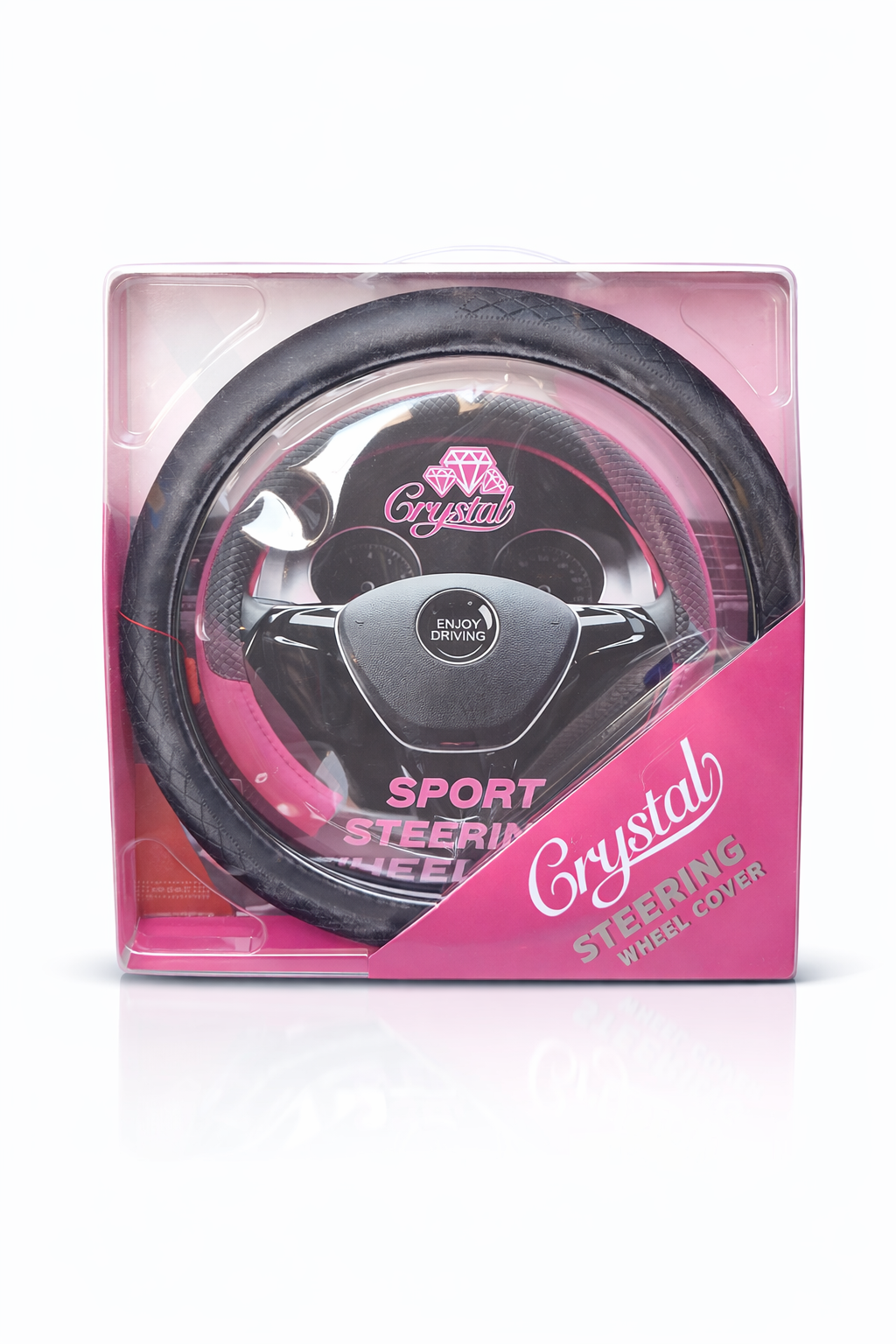 Crystal Ocean – Premium Crystal Steering Wheel Cover