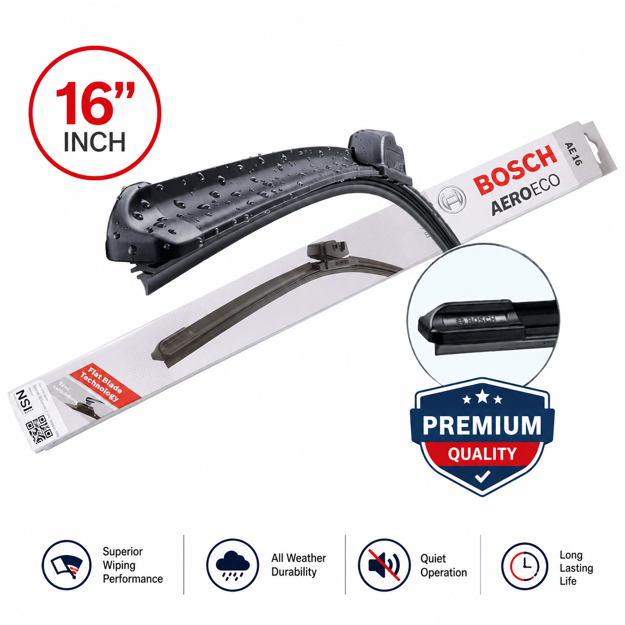 Aero ECO – 16 Inch Bosch Wiper Blade