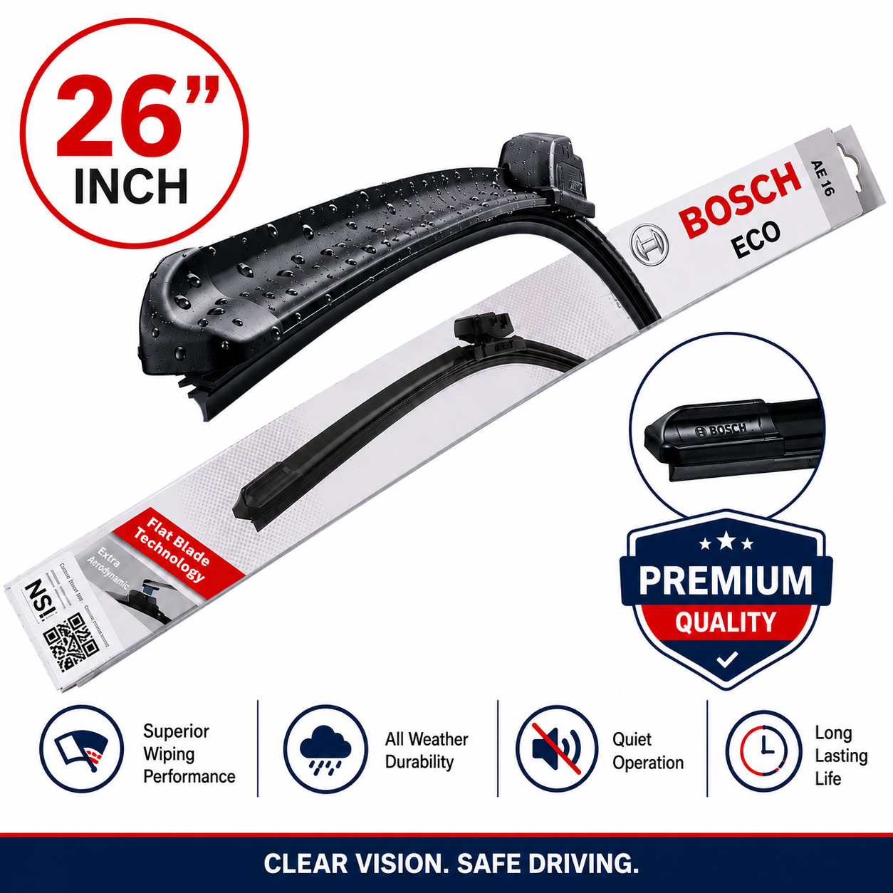ECO – 26 Inch Bosch Wiper Blade